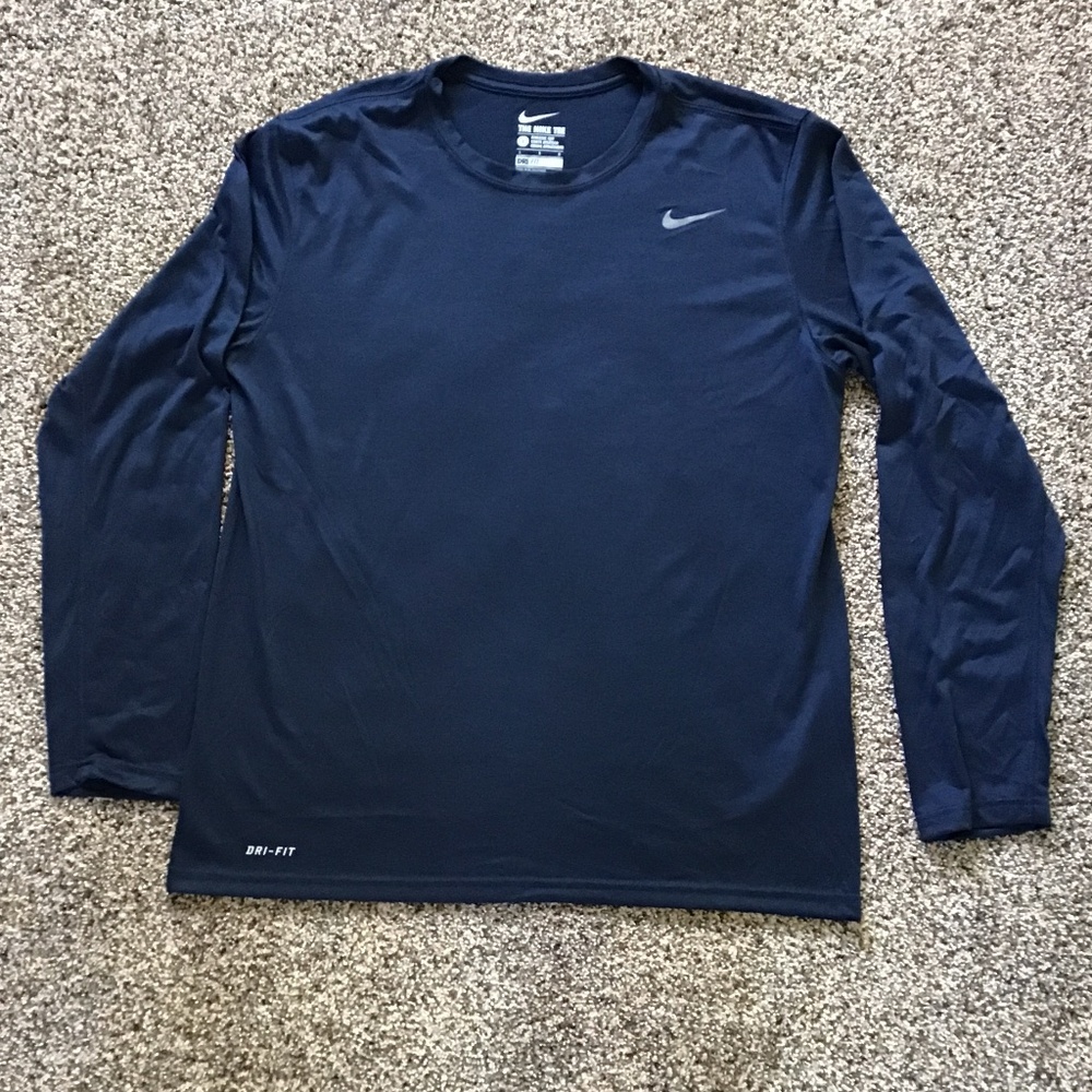 ⚾️ Men’s NIKE Athletic Dri-fit Long Sleeve T-shirt Sz L